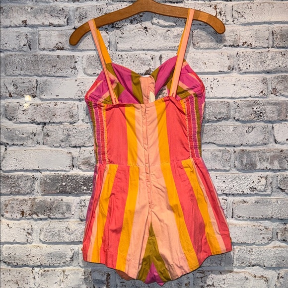 60s Sun Fashions of Hawaii Romper Play Suit Swim Bathing Suit - Picture 6 of 13